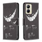 For Realme C33 Colored Drawing Pattern Leather Phone Case(Smirk) - 1