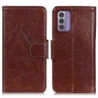 For Nokia G42 Nappa Texture Leather Phone Case(Brown) - 1