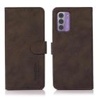 For Nokia G42 KHAZNEH Matte Texture Leather Phone Case(Brown) - 1