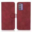 For Nokia G42 KHAZNEH Matte Texture Leather Phone Case(Red) - 1