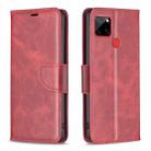 For Nokia C12 Lambskin Texture Pure Color Flip Leather Phone Case(Red) - 1