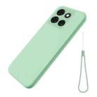 For Infinix Smart 7 African Pure Color Liquid Silicone Shockproof Phone Case(Green) - 1