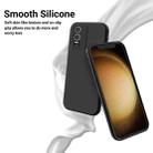 For vivo Y76 5G / Y76s Pure Color Liquid Silicone Shockproof Phone Case(Black) - 3