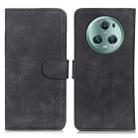 For Honor Magic5 Pro KHAZNEH Retro Texture Flip Leather Phone Case(Black) - 1