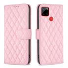 For Nokia C12 Diamond Lattice Wallet Flip Leather Phone Case(Pink) - 1