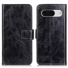 For Google Pixel 8 Retro Crazy Horse Texture Flip Leather Phone Case(Black) - 1