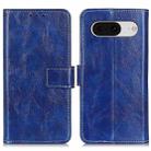 For Google Pixel 8 Retro Crazy Horse Texture Flip Leather Phone Case(Blue) - 1