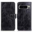 For Google Pixel 8 Pro Retro Crazy Horse Texture Flip Leather Phone Case(Black) - 1