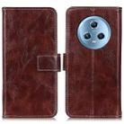 For Honor Magic5 Retro Crazy Horse Texture Flip Leather Phone Case(Brown) - 1