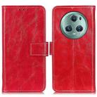 For Honor Magic5 Pro Retro Crazy Horse Texture Flip Leather Phone Case(Red) - 1