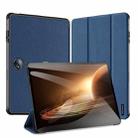 For OnePlus Pad / OPPO Pad 2 DUX DUCIS Domo Series Magnetic Flip Leather Tablet Case(Blue) - 1