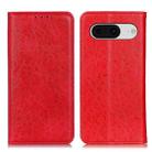 For Google Pixel 8 Magnetic Crazy Horse Texture Leather Phone Case(Red) - 1