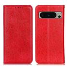 For Google Pixel 8 Pro Magnetic Crazy Horse Texture Leather Phone Case(Red) - 1