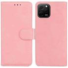 For Huawei nova Y61 / Enjoy 50z Skin Feel Pure Color Flip Leather Phone Case(Pink) - 1