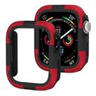 For Apple Watch Series 8 & 7 41mm Armor Frame Watch Case(Red) - 1