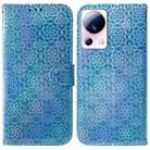 For Xiaomi 13 Lite / Civi 2 Colorful Magnetic Buckle Leather Phone Case(Blue) - 1