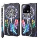 For Xiaomi 13 Pro 3D Painted Pattern Leather Phone Case(Colorful Dreamcatcher) - 1