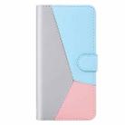 For Samsung Galaxy A34 5G Tricolor Stitching Flip Leather Phone Case(Grey) - 2