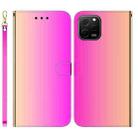 For Huawei nova Y61 / Enjoy 50z Imitated Mirror Surface Leather Phone Case(Gradient Color) - 1