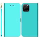 For Huawei nova Y61 / Enjoy 50z Imitated Mirror Surface Leather Phone Case(Mint Green) - 1