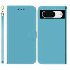 For Google Pixel 8 Imitated Mirror Surface Leather Phone Case(Blue) - 1