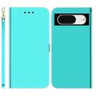 For Google Pixel 8 Imitated Mirror Surface Leather Phone Case(Mint Green) - 1