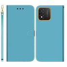 For Honor X5 Imitated Mirror Surface Leather Phone Case(Blue) - 1