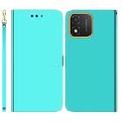 For Honor X5 Imitated Mirror Surface Leather Phone Case(Mint Green) - 1