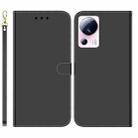 For Xiaomi 13 Lite / Civi 2 Imitated Mirror Surface Leather Phone Case(Black) - 1