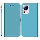 For Xiaomi 13 Lite / Civi 2 Imitated Mirror Surface Leather Phone Case(Blue) - 1