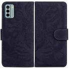 For Nokia G22 Tiger Embossing Pattern Flip Leather Phone Case(Black) - 1