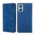 For Blackview A52 Skin Feel Magnetic Horizontal Flip Leather Phone Case(Blue) - 1