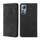 For Blackview A85 Skin Feel Magnetic Horizontal Flip Leather Phone Case(Black) - 1