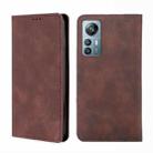 For Blackview A85 Skin Feel Magnetic Horizontal Flip Leather Phone Case(Dark Brown) - 1