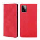 For Motorola Moto G Power 2023 Skin Feel Magnetic Horizontal Flip Leather Phone Case(Red) - 1