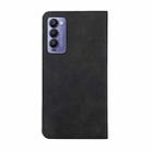 For Tecno Camon 18 / 18 P Skin Feel Magnetic Horizontal Flip Leather Phone Case(Black) - 3