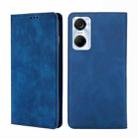 For Tecno Pop 6 Pro Skin Feel Magnetic Horizontal Flip Leather Phone Case(Blue) - 1