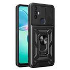 For TCL 30 SE Sliding Camera Cover Design TPU + PC Phone Case(Black) - 1