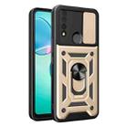 For TCL 30 XE 5G Sliding Camera Cover Design TPU + PC Phone Case(Gold) - 1