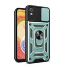 For TCL 30 Z Sliding Camera Cover Design TPU + PC Phone Case(Green) - 1