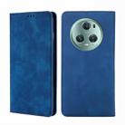 For Honor Magic5 Pro Skin Feel Magnetic Horizontal Flip Leather Phone Case(Blue) - 1