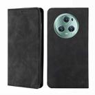 For Honor Magic5 Pro Skin Feel Magnetic Horizontal Flip Leather Phone Case(Black) - 1