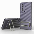 For Honor 80 5G Wavy Textured Phone Case (Purple) - 1