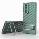 For Honor 80 5G Wavy Textured Phone Case (Green) - 1