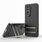 For Honor 80 Pro 5G Wavy Textured Phone Case (Black) - 1