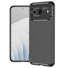 For Google Pixel 8 Carbon Fiber Texture Shockproof TPU Phone Case(Black) - 1