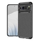 For Google Pixel 8 Pro Carbon Fiber Texture Shockproof TPU Phone Case(Black) - 1