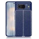 For Google Pixel 8 Litchi Texture TPU Phone Case(Blue) - 1