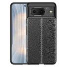 For Google Pixel 8 Litchi Texture TPU Phone Case(Black) - 1