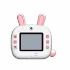 JJR/C V20 2.4 inch HD Screen Kids Instant Camera WiFi Printing Camera, Style:Rabbit(Pink) - 2